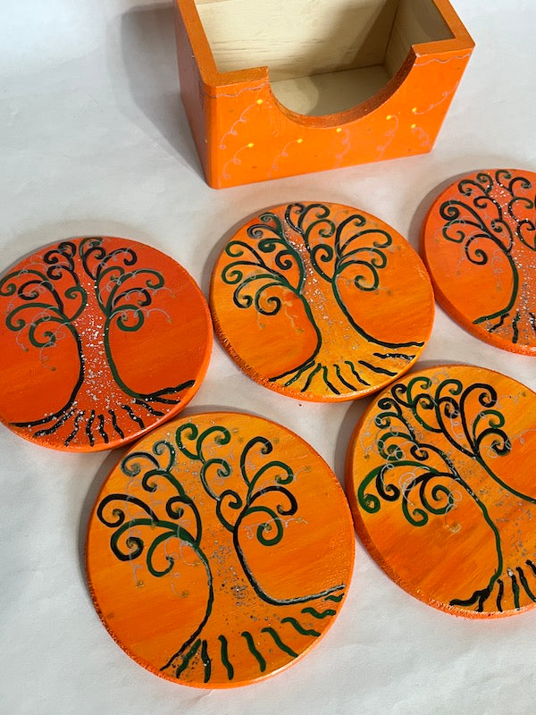 5 Reasons to Buy Hand Painted Wood Coasters Today