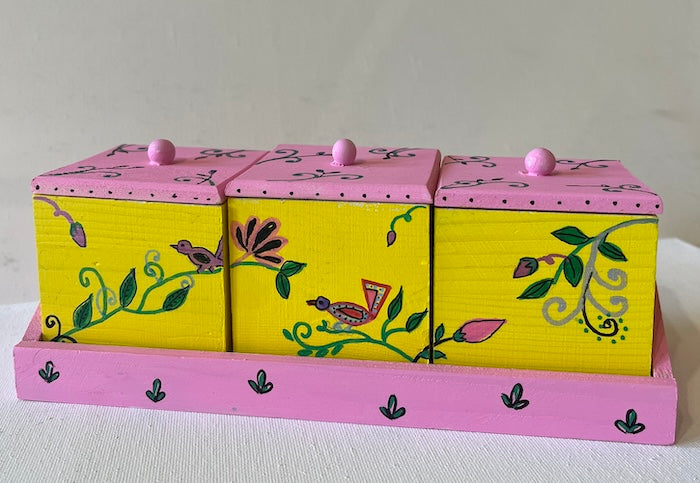 hand painted decor