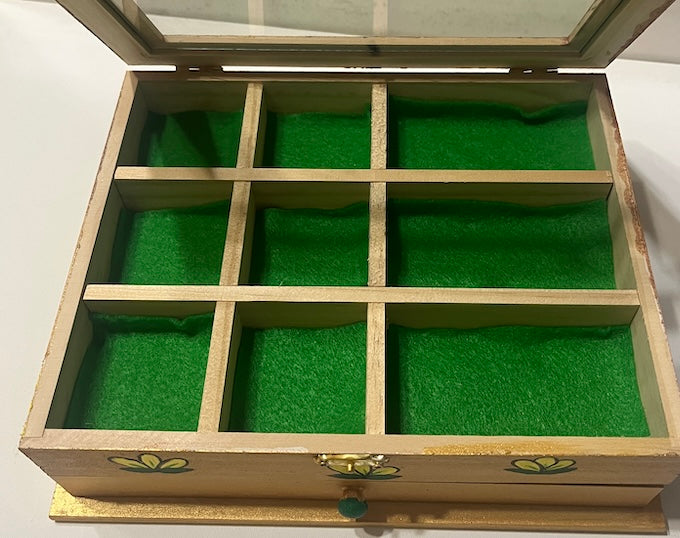 Felt base jewelry box