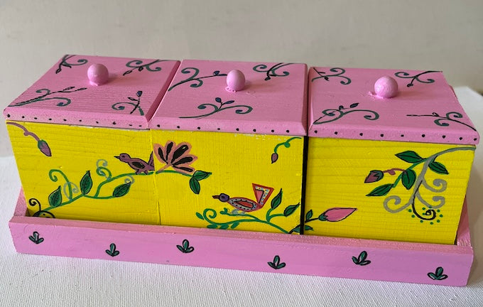 a yellow organiser