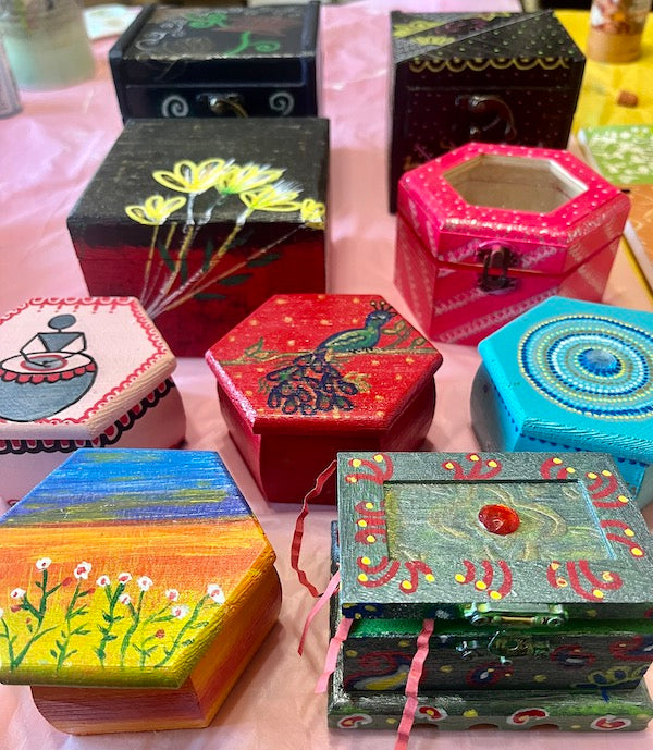 Creativity Using Used Box 5 Creative Ways to Use Painted Boxes in Your Decor