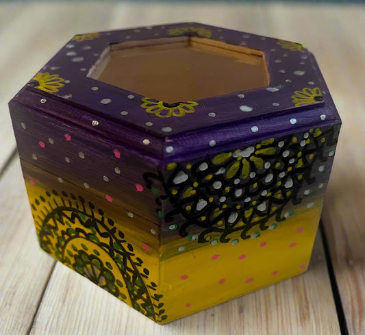 hand painted gift box