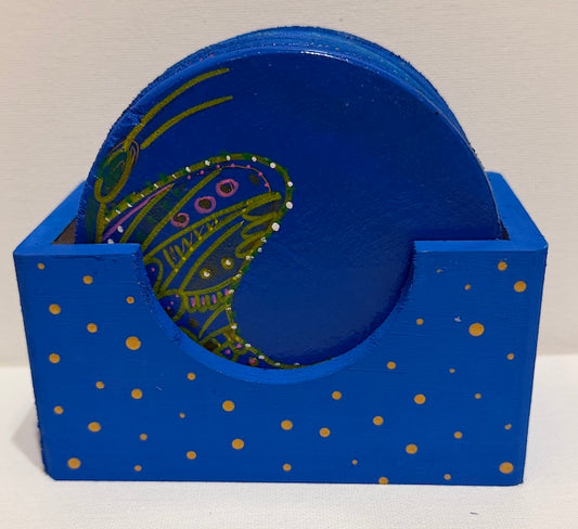 painted gifts a beautiful coaster

