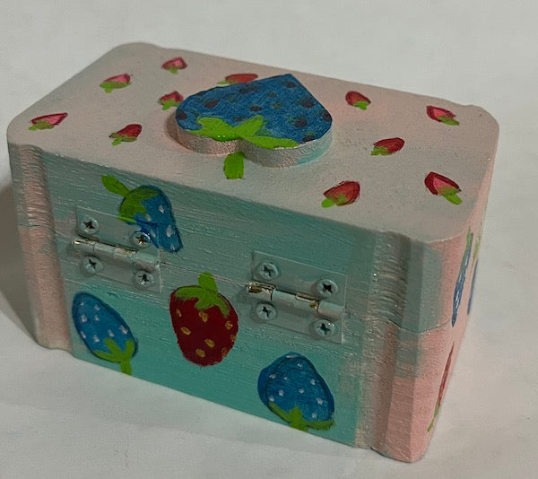The Hand Painted Strawberry Love Box For A Special Someone